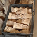 Piezas de muebles de artesanía a mano Marco de madera tallada Corbels Capitales